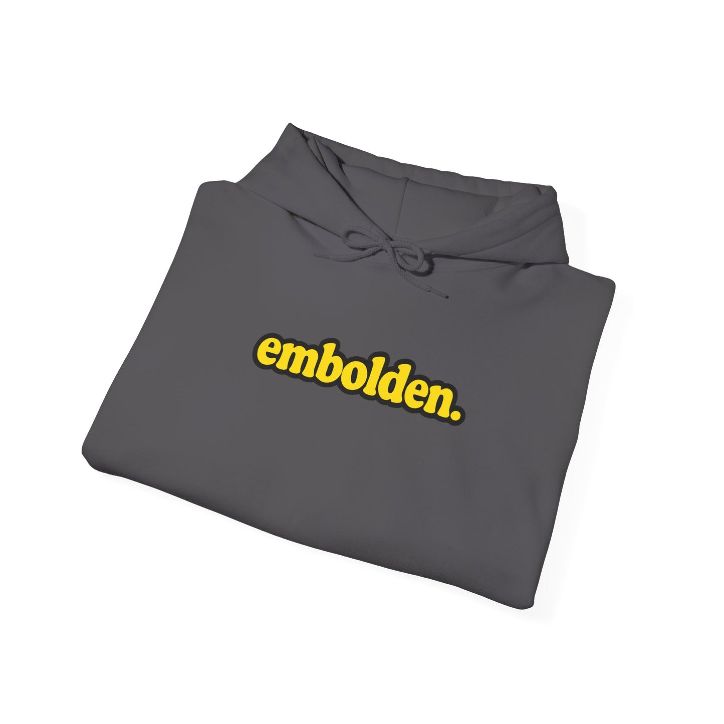 embolden. Hoodie with pockets