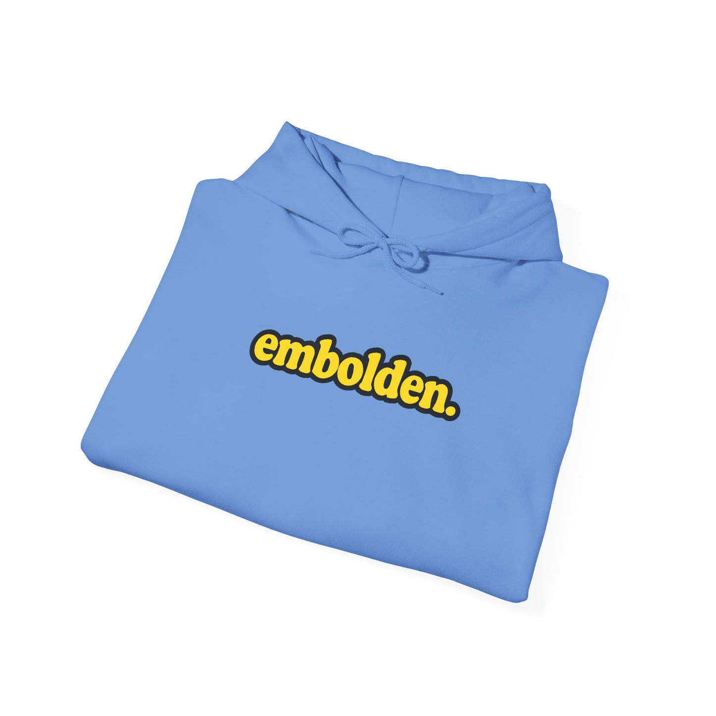 embolden. Hoodie with pockets