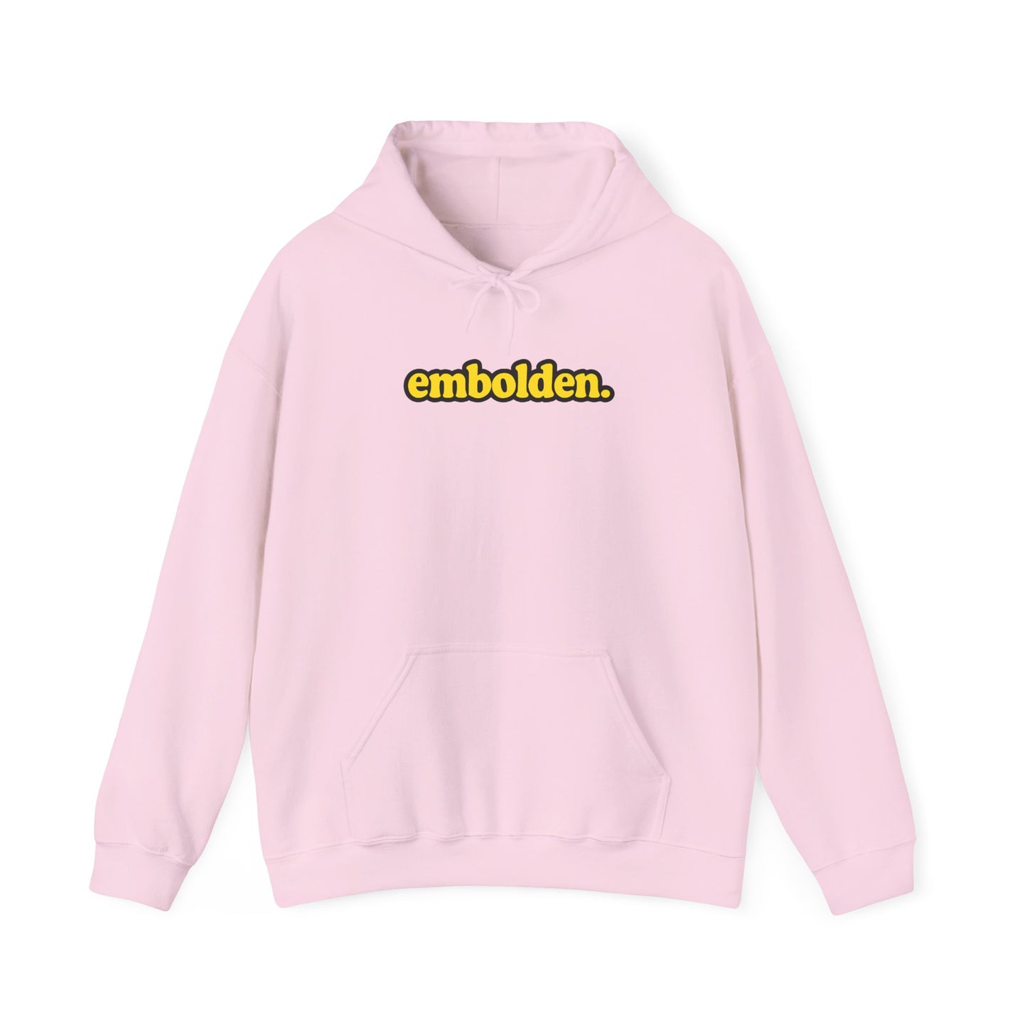 embolden. Hoodie with pockets