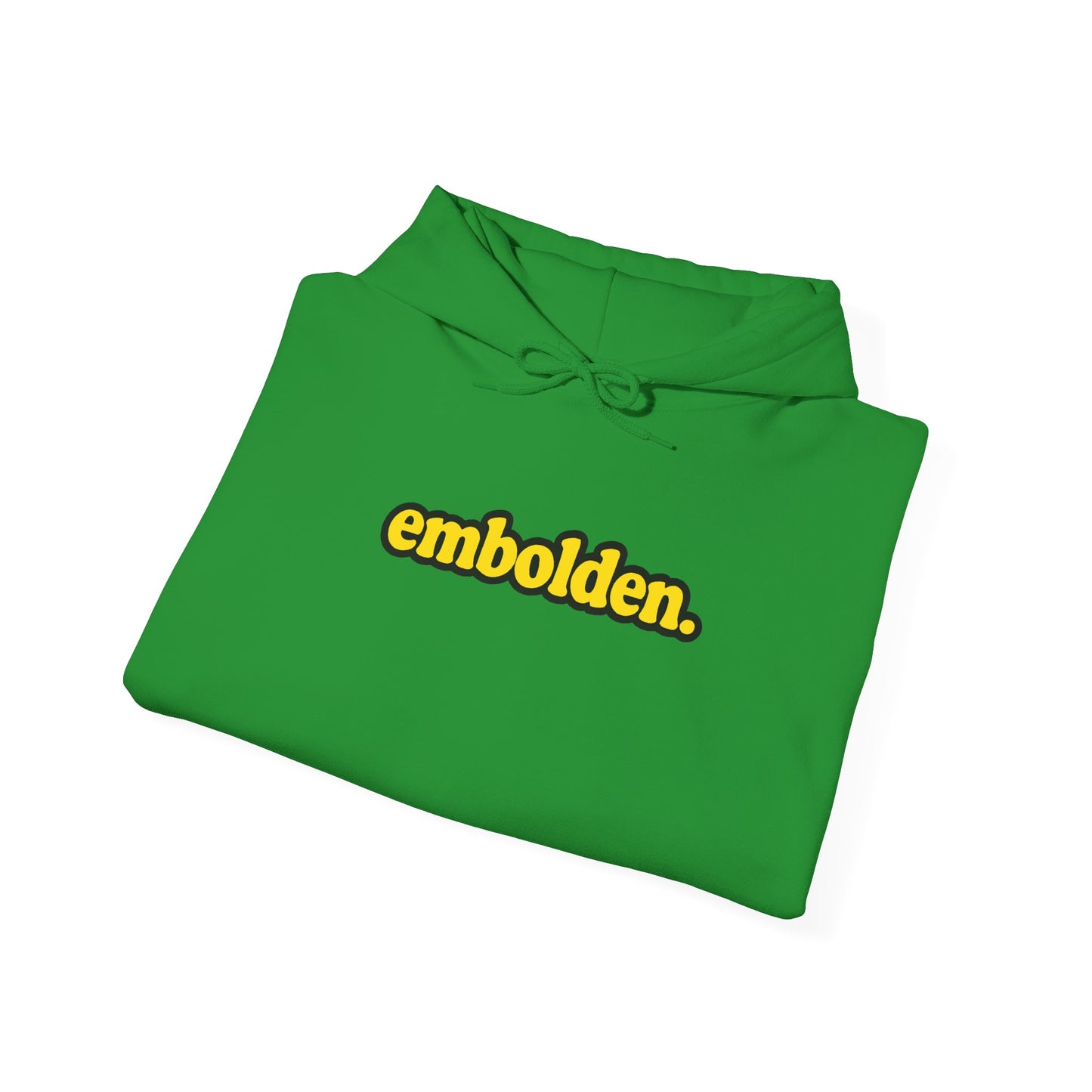 embolden. Hoodie with pockets