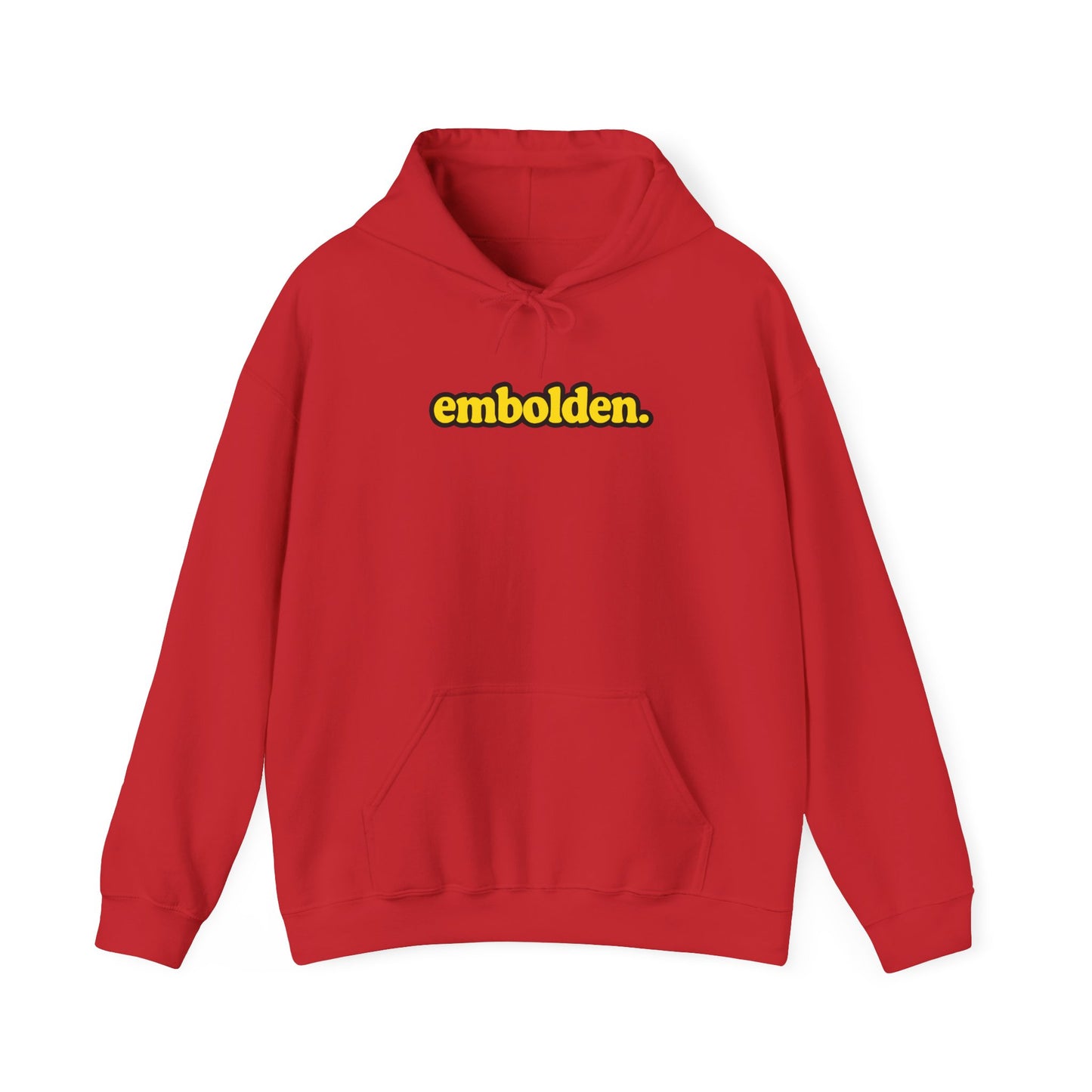 embolden. Hoodie with pockets