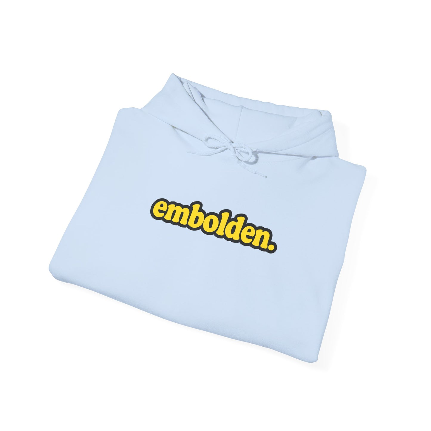 embolden. Hoodie with pockets