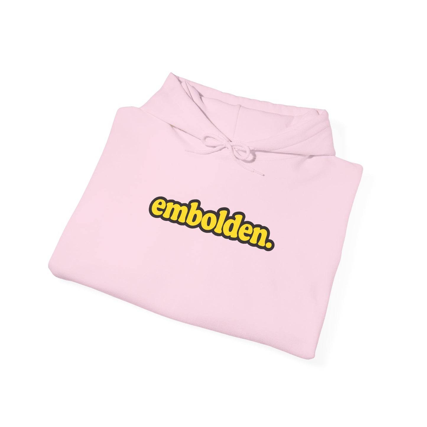 embolden. Hoodie with pockets