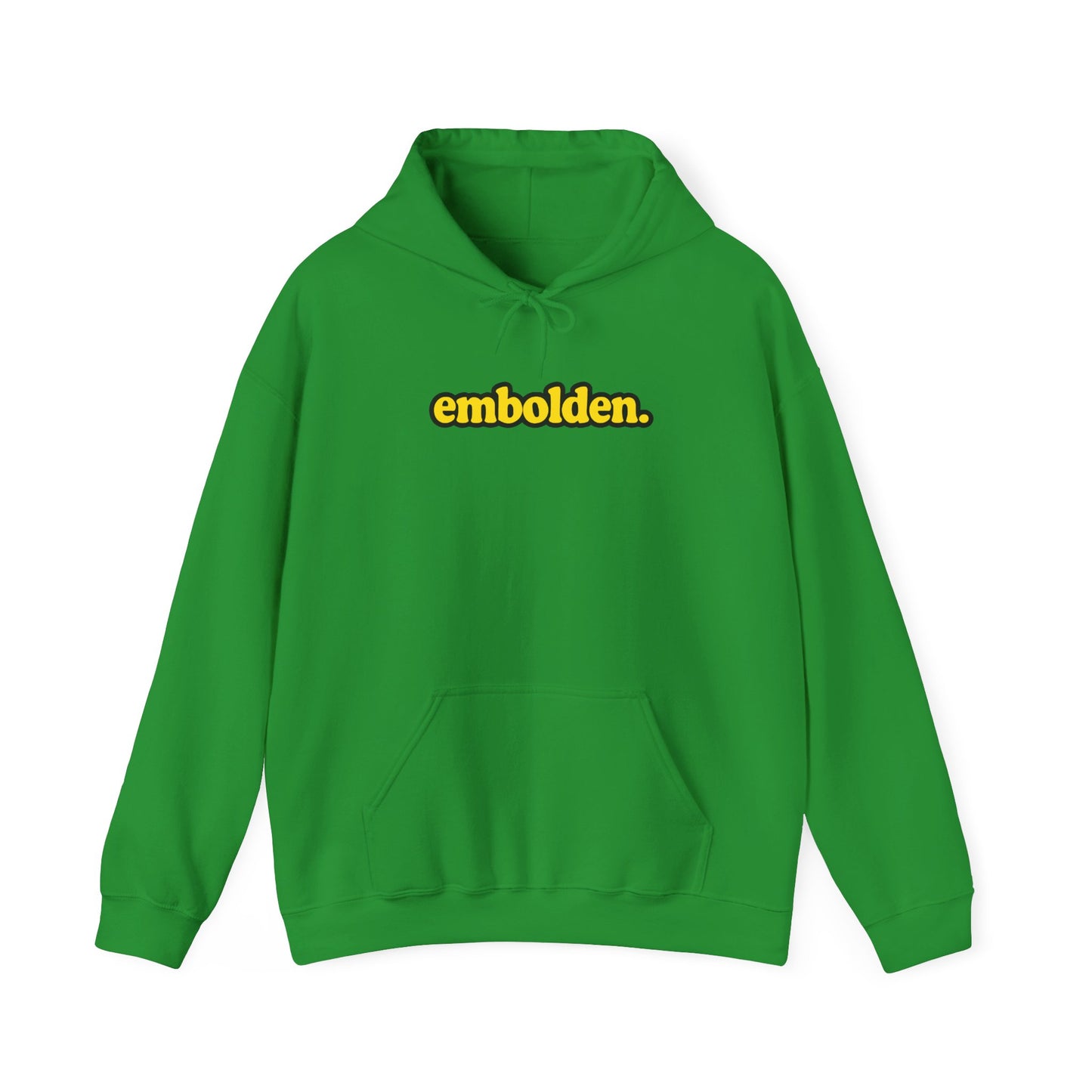embolden. Hoodie with pockets